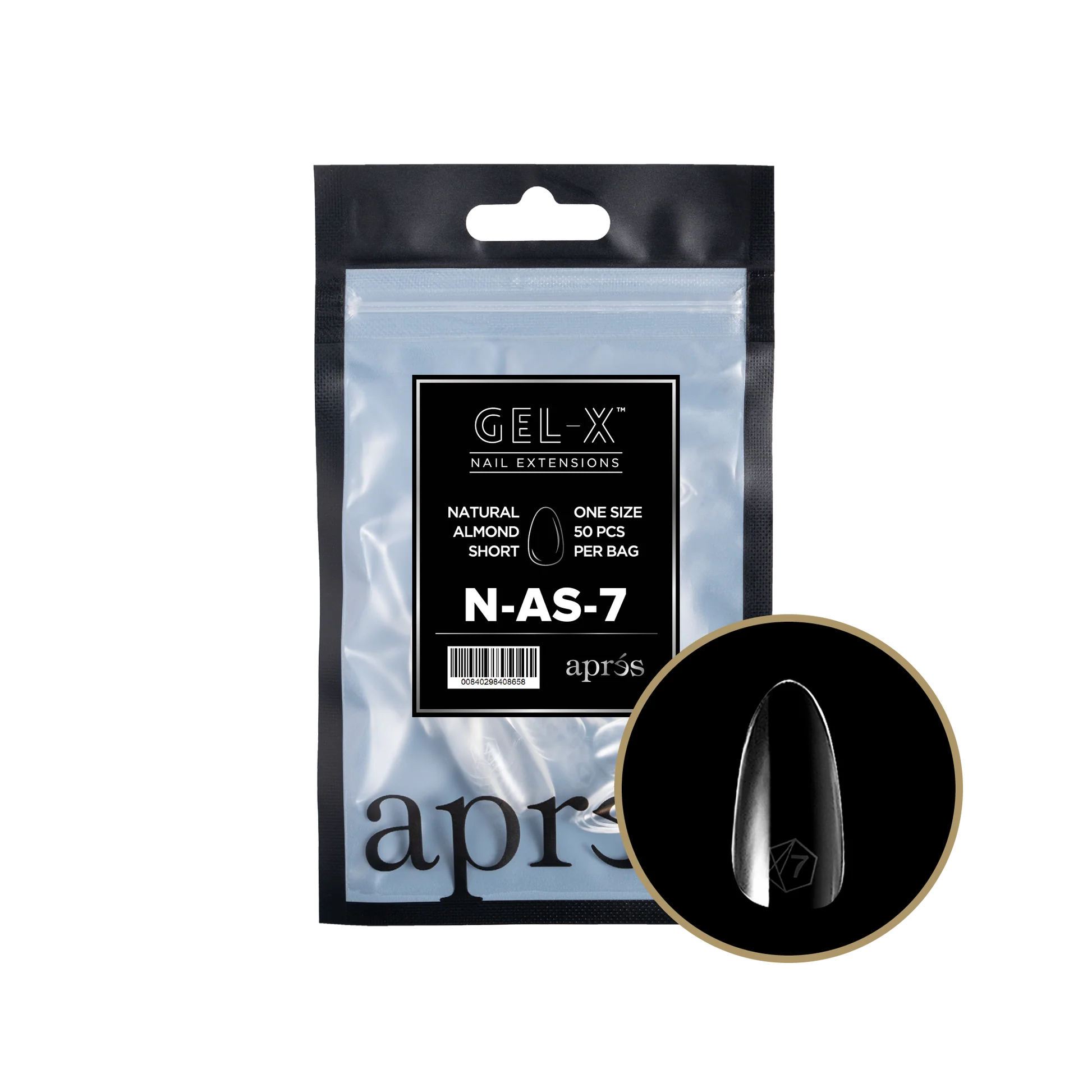apres Gel-X® Natural Almond Short Refill Bag - Image 5
