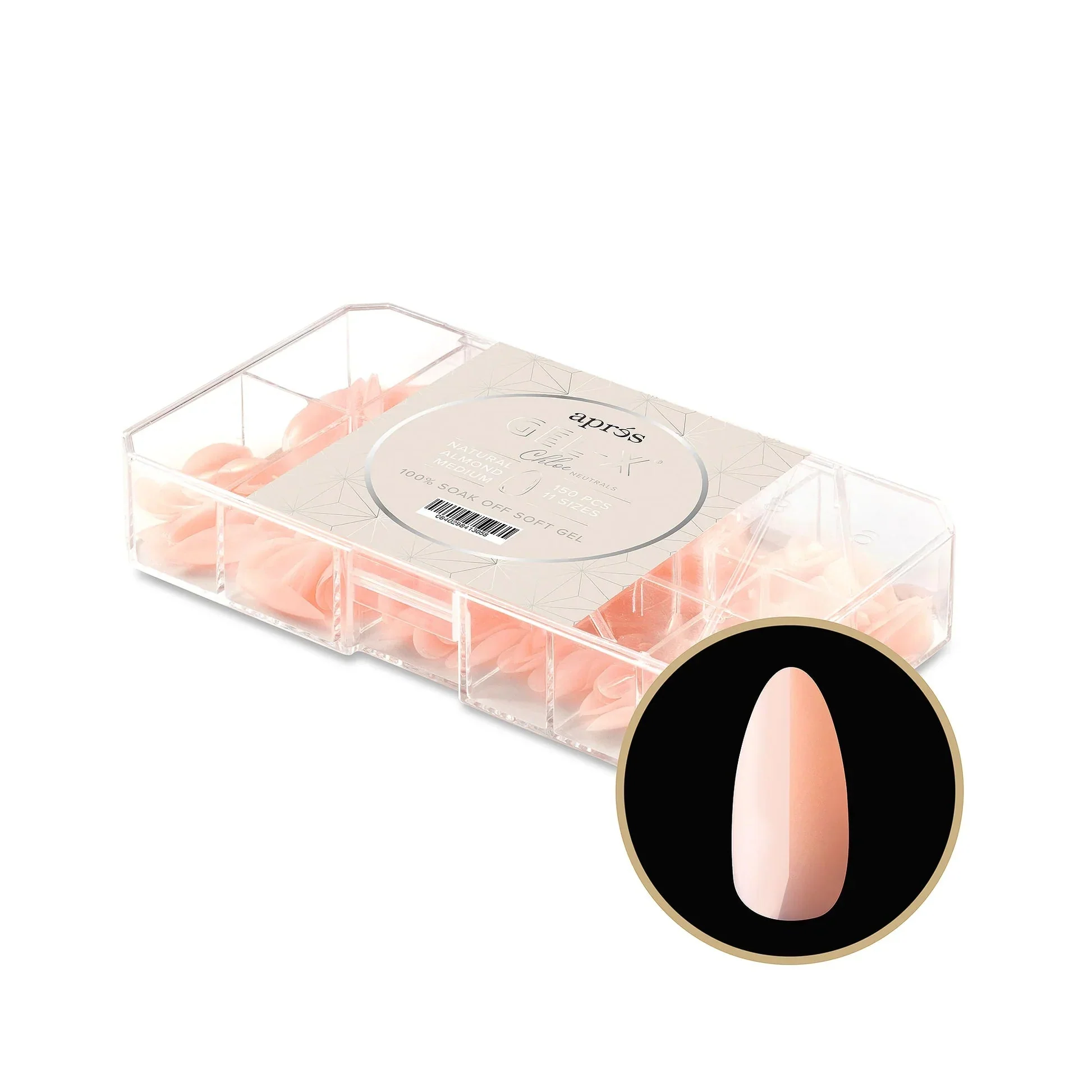Aprés NEUTRALS GEL-X® CHLOE BOX OF TIPS - 11 SIZES (150PCS) - Image 10