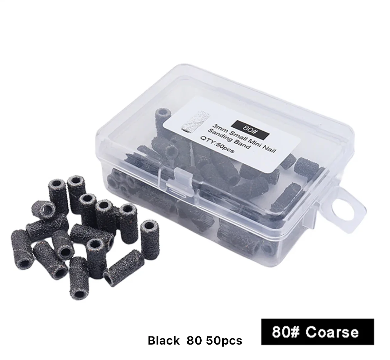 Black Sanding Bands 3mm Ct.50 - Image 3