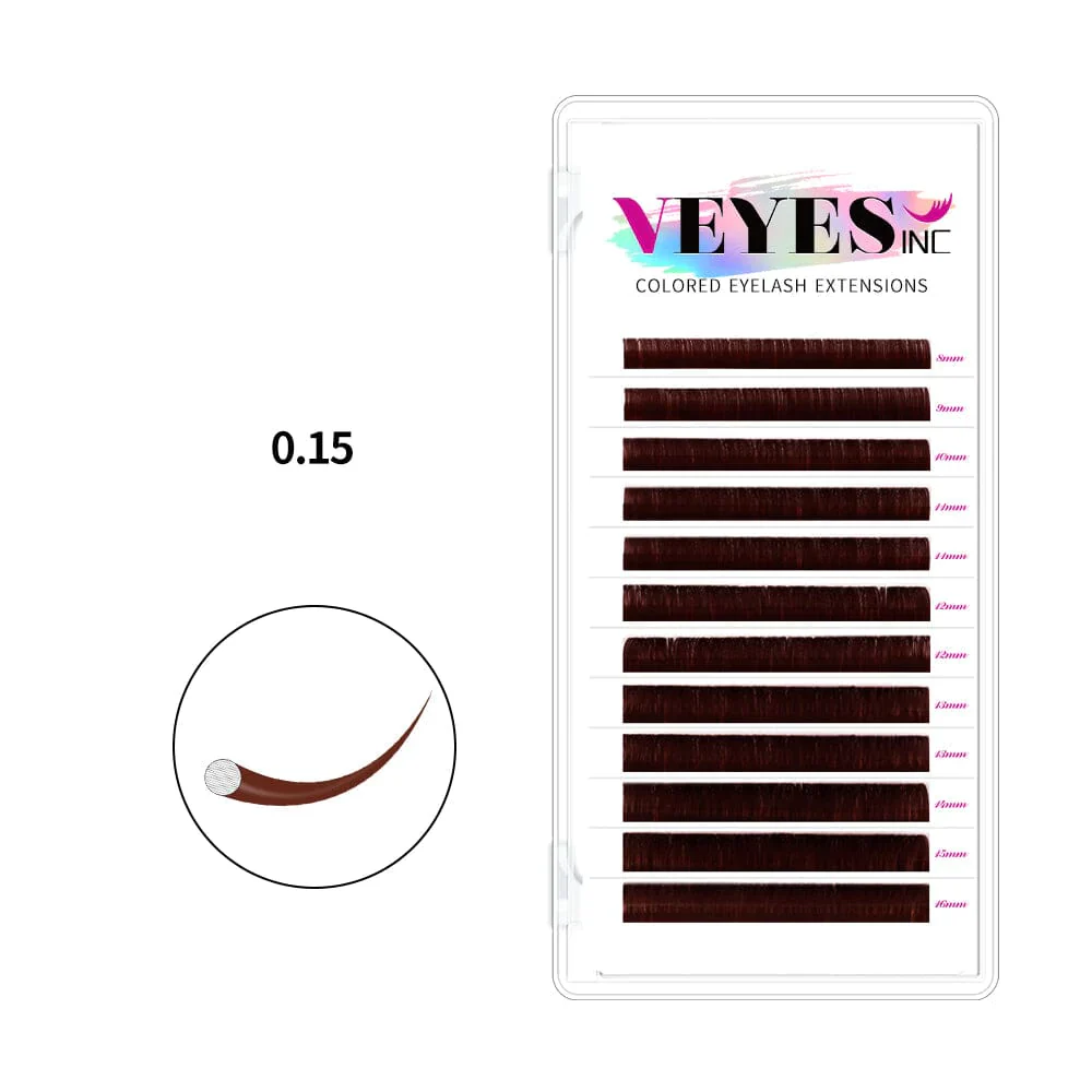 Brown Veyes Colored Eyelash Extensions - Image 5