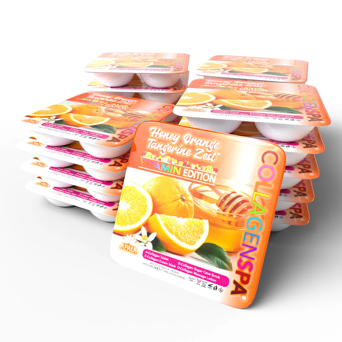 LA PALM COLLAGEN SPA 4-Step Luxury Pedicure Tray - Image 2