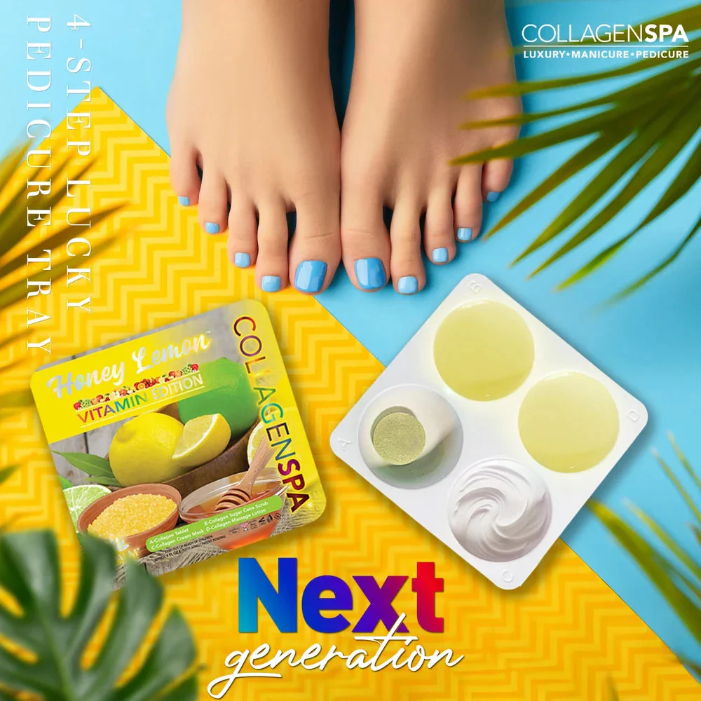 LA PALM COLLAGEN SPA 4-Step Luxury Pedicure Tray - Image 3