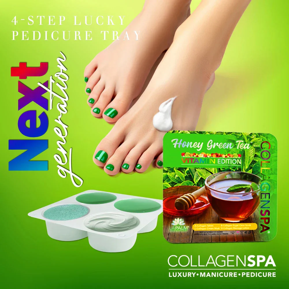 LA PALM COLLAGEN SPA 4-Step Luxury Pedicure Tray - Image 4