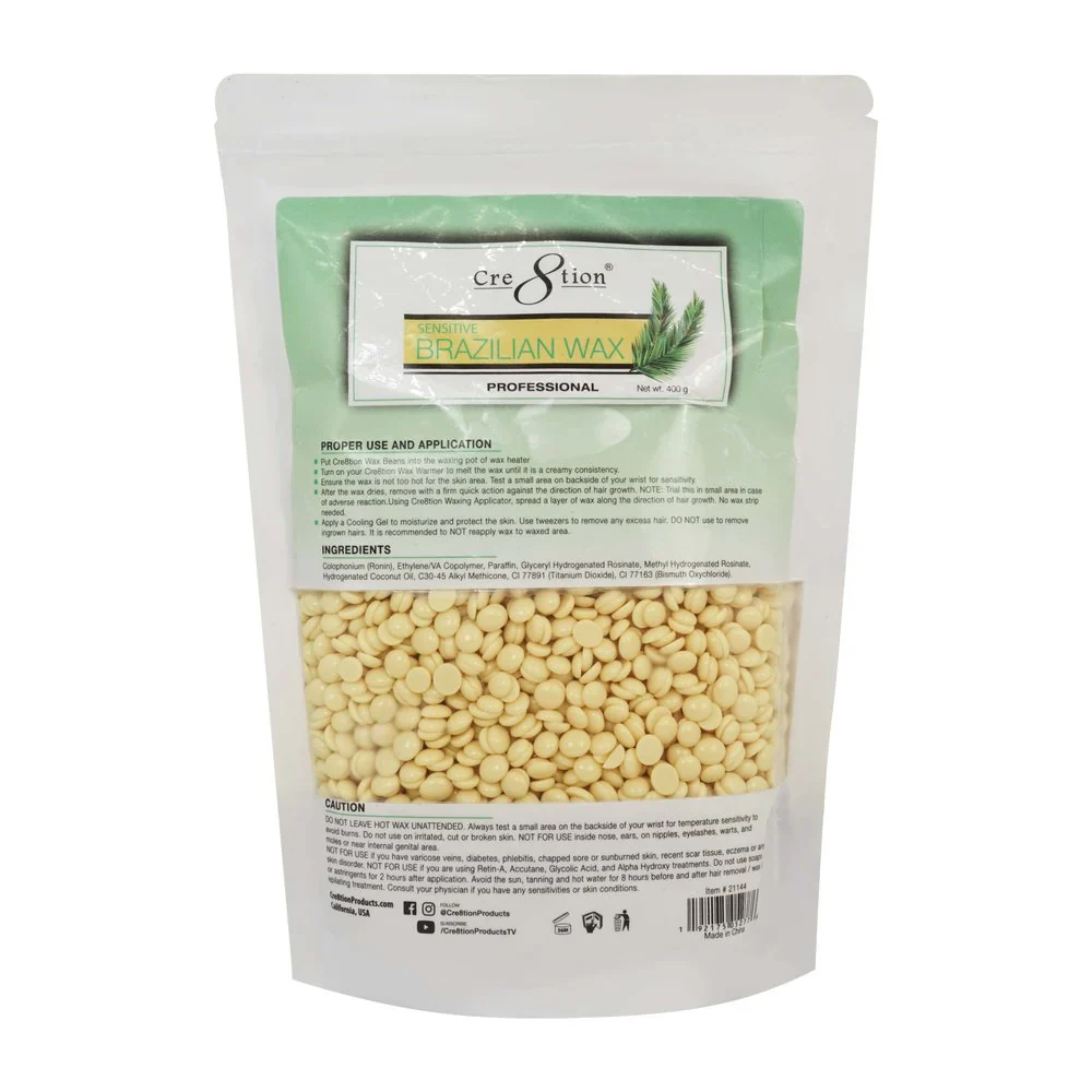 Cre8tion Sensitive Brazilian Bean Hard Wax 14oz
