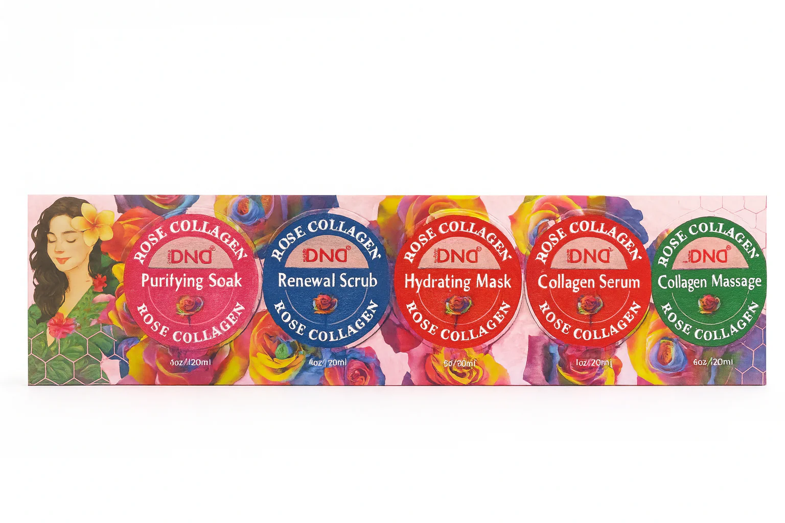 DND Collagen 5- Step Pedicure Pots - Image 2