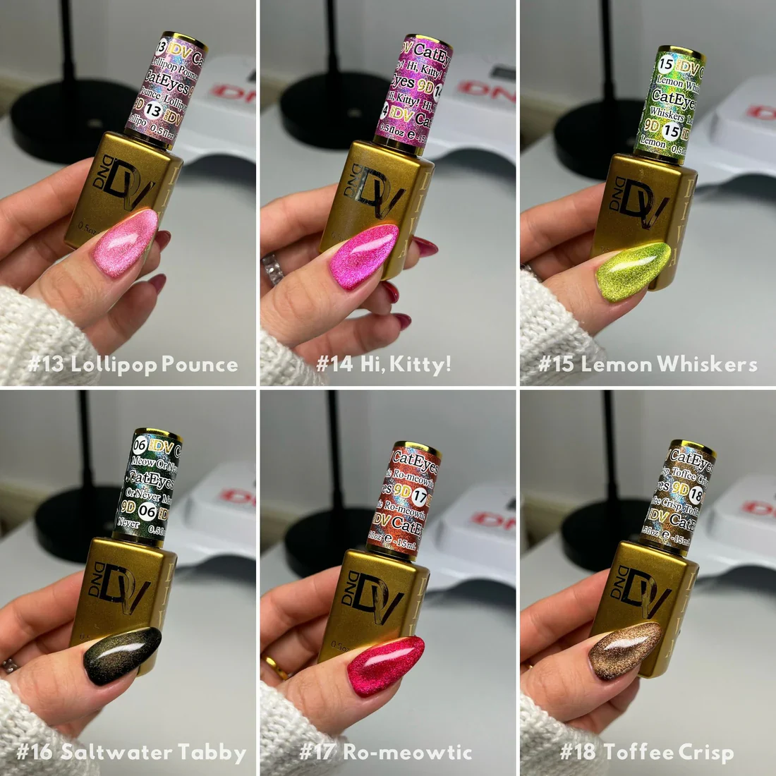 DND DIVA Cat Eye Candy - 12 Set - Image 2
