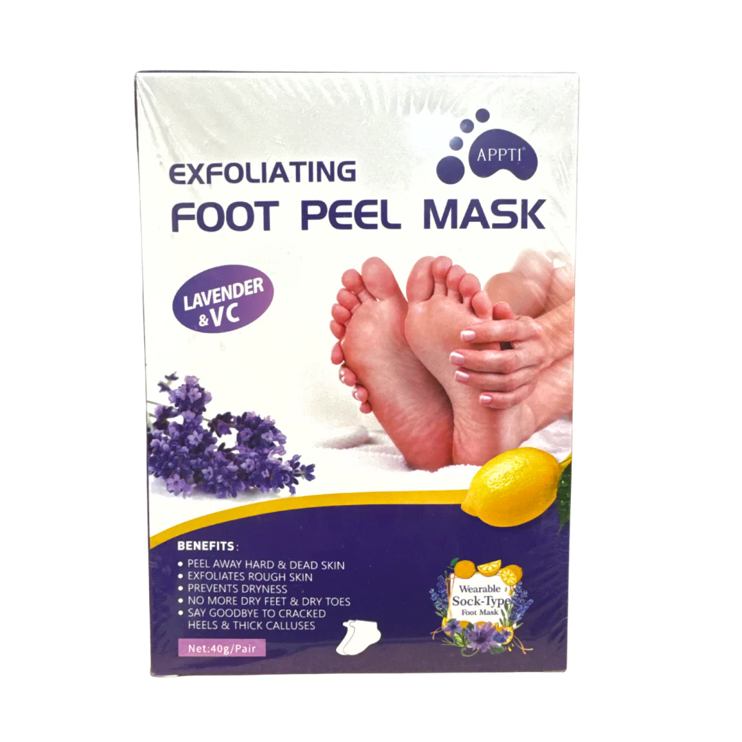 Exfoliating Foot Peel Mask 5 Pairs - Image 3