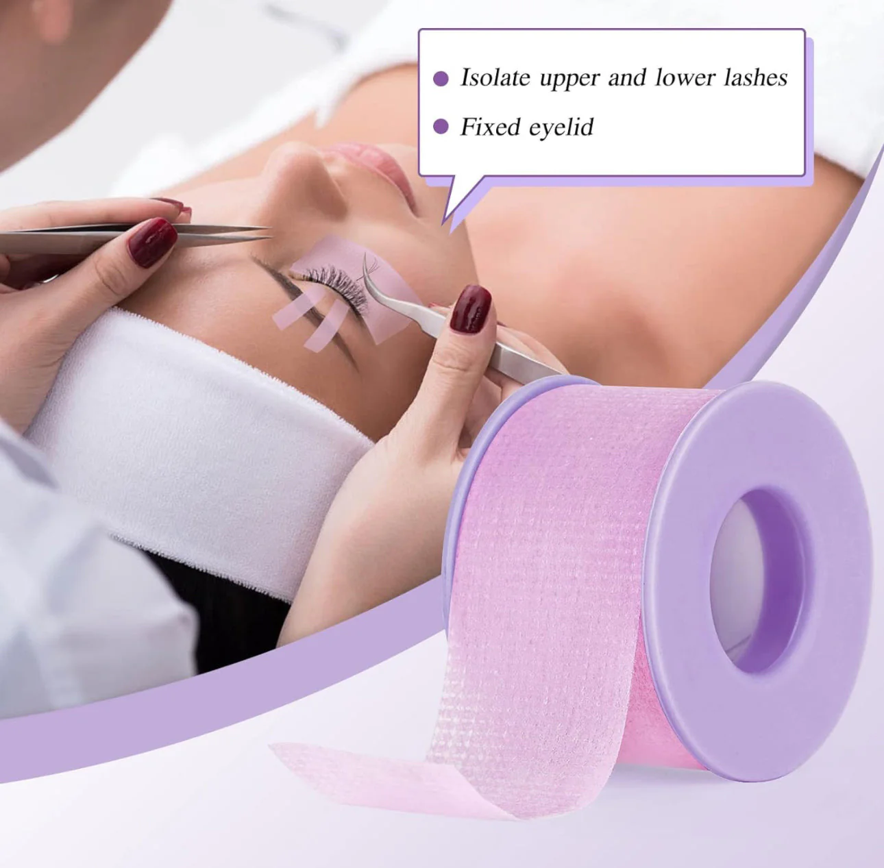 Eyelash Extension Tape 2.5cm/ 360cm roll - Image 4