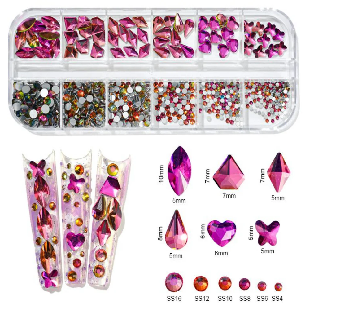 Flat Back Multi-Shaped Rhinestones - Image 2