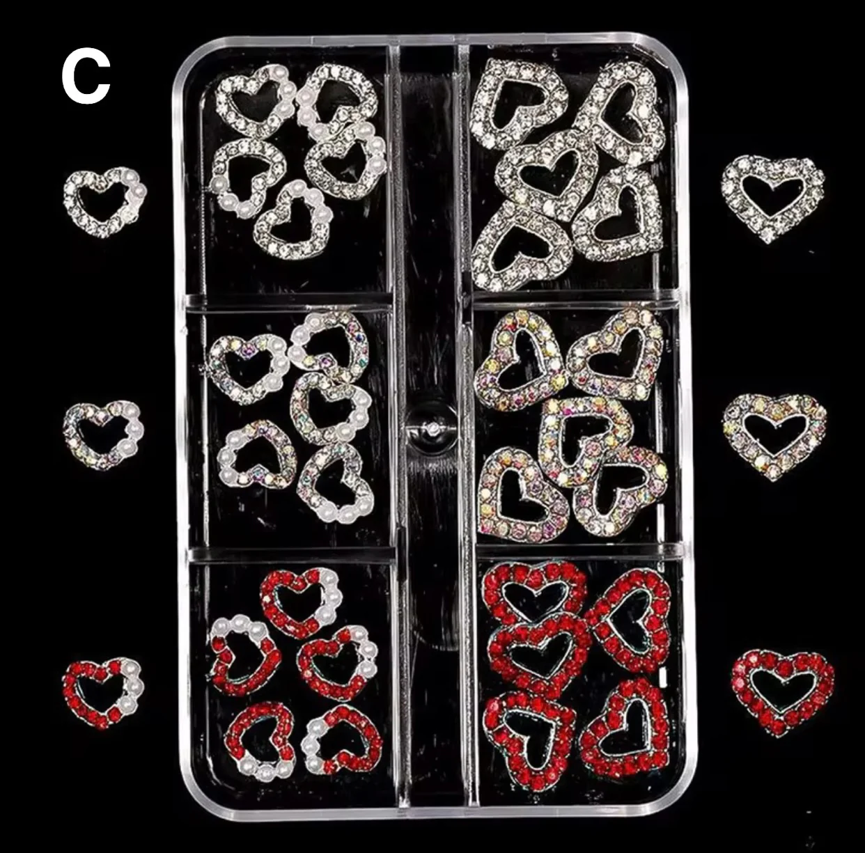 Heart Nail Decals Pack - Image 3