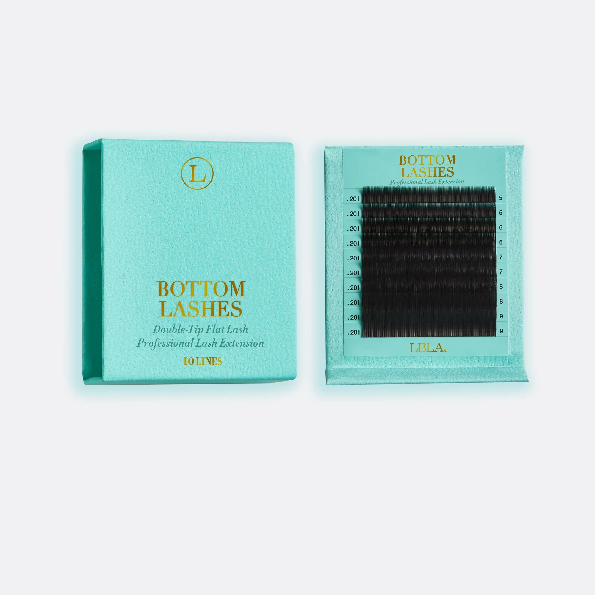LBLA Bottom Lash Extensions I Curl 0.20 5-9mm