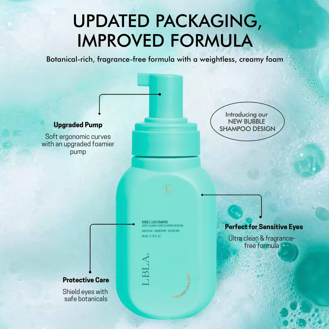 LBLA Botanical Bubble Lash Shampoo - Travel Size - Image 3