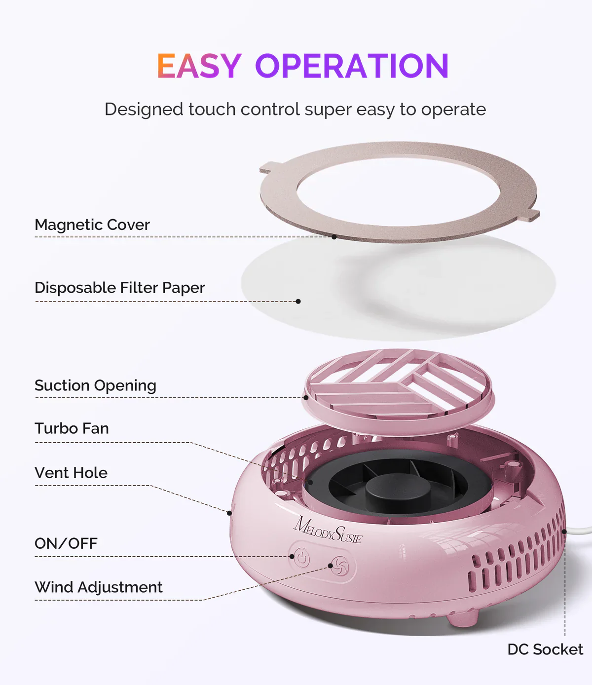 MelodySusie HProA Nail Dust Collector - Image 5