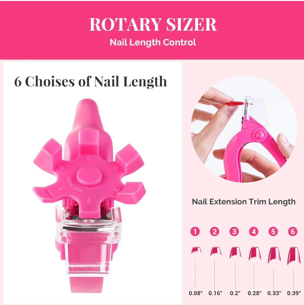 Nail Dial Tip Cutter - Image 2