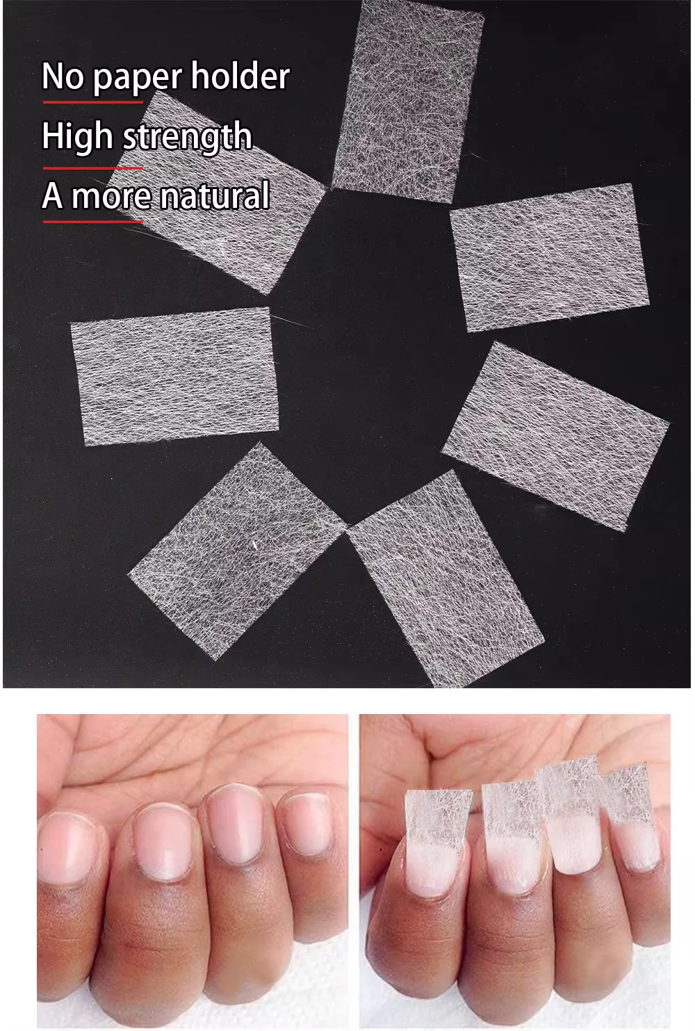 Nail Extension Fiber Glass Sheet (10 Sheets) - Image 3