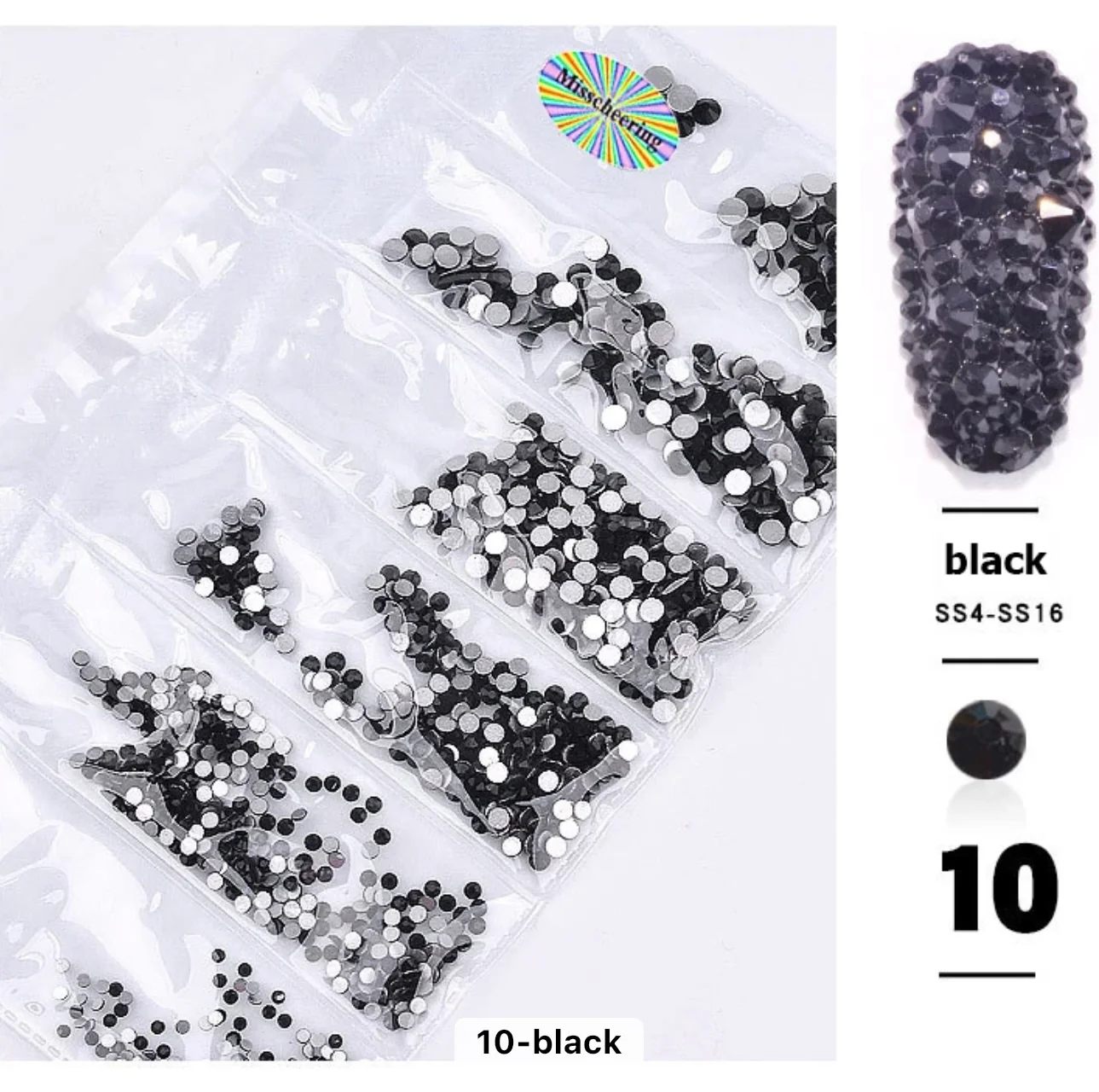 Nail Rhinestones Mixed Sizes 1728pc - Image 22