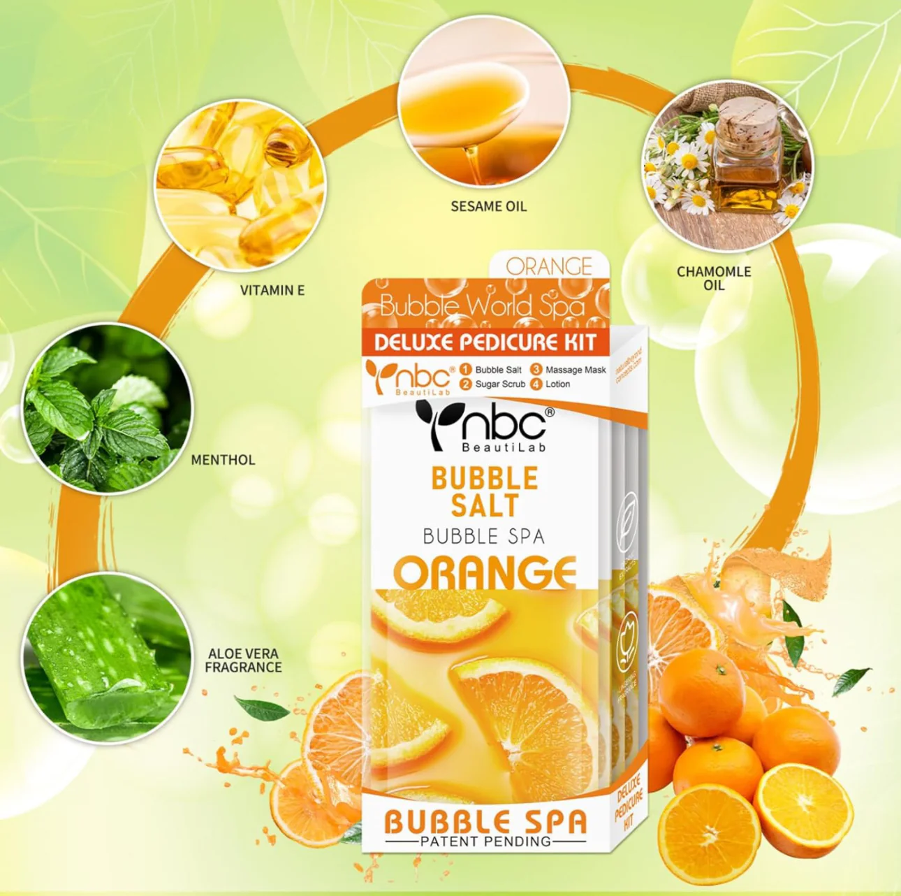NBC Beautilab Deluxe Pedicure Kit “Orange “ - Image 2