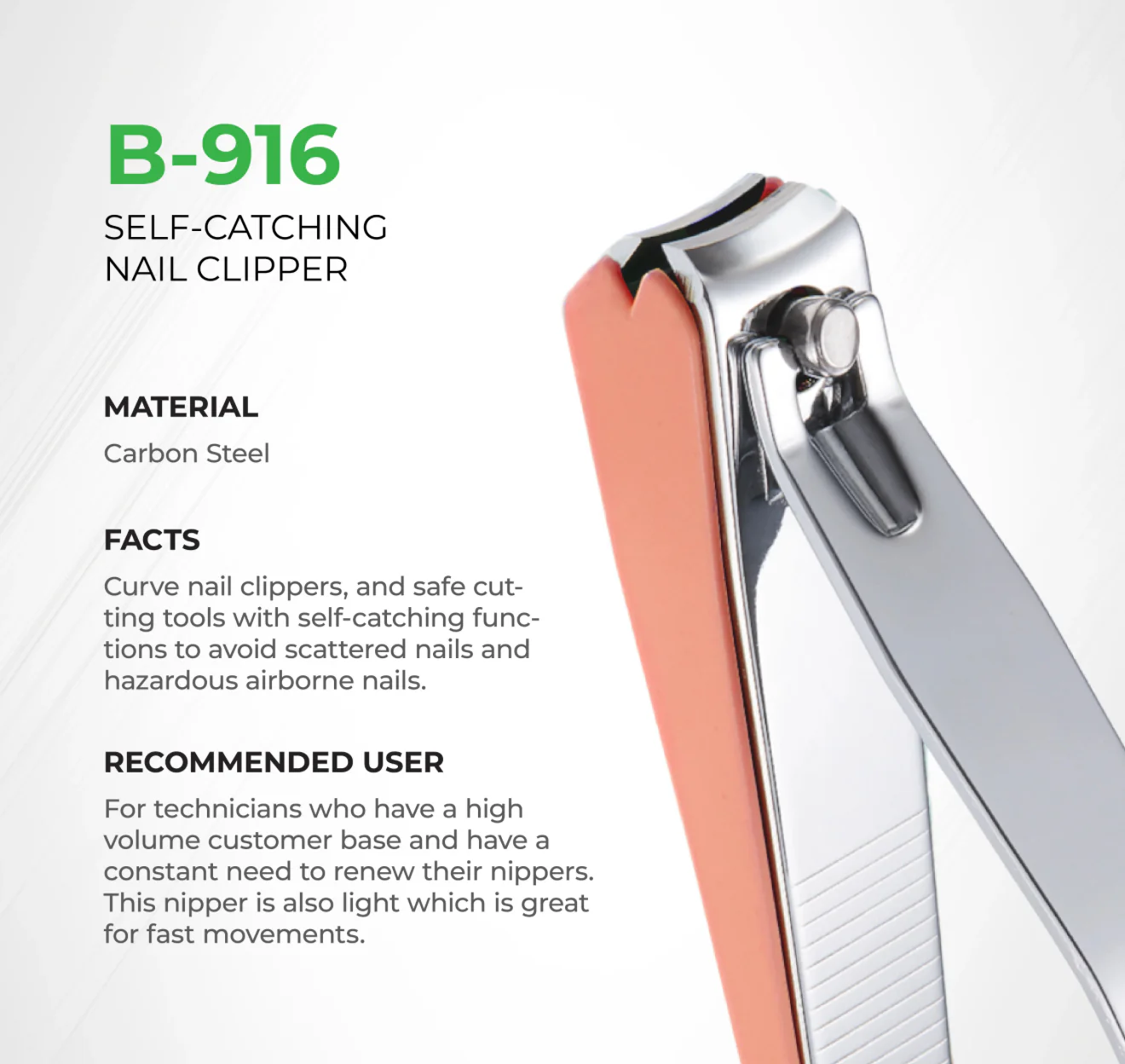 NGHIA Advance Self-Collecting Nail Clipper - B.916 (Stainless Steel) - Image 2