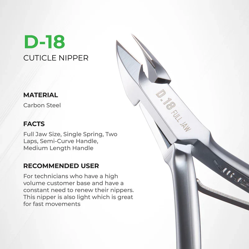 NGHIA Cuticle Nipper D.18 (Hard Steel) - Image 2