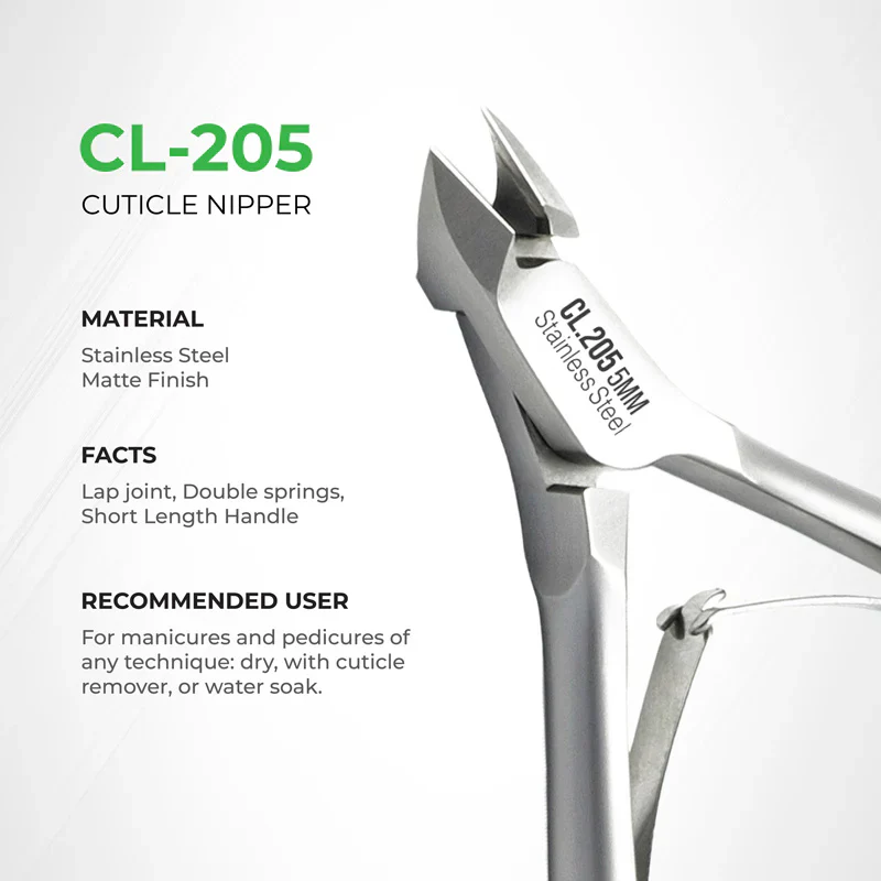 NGHIA Professional Cuticle Nipper CL.205 (Stainless Steel) - Image 2