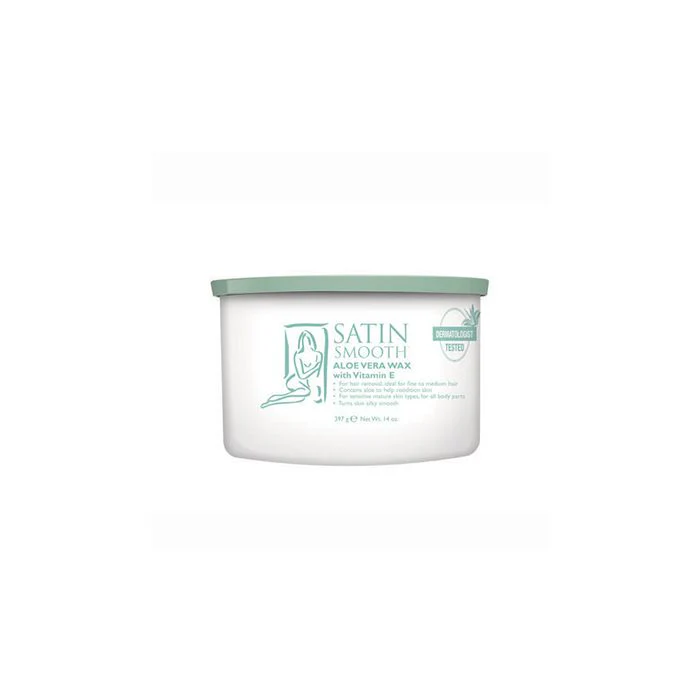 SATIN SMOOTH ALOE VERA WAX 14OZ. - Image 3