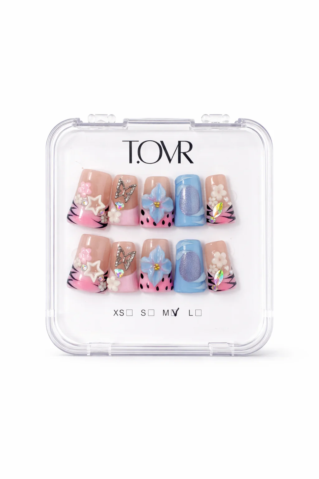 Take Over Hand Made Press On Nails (131-158) - Image 44