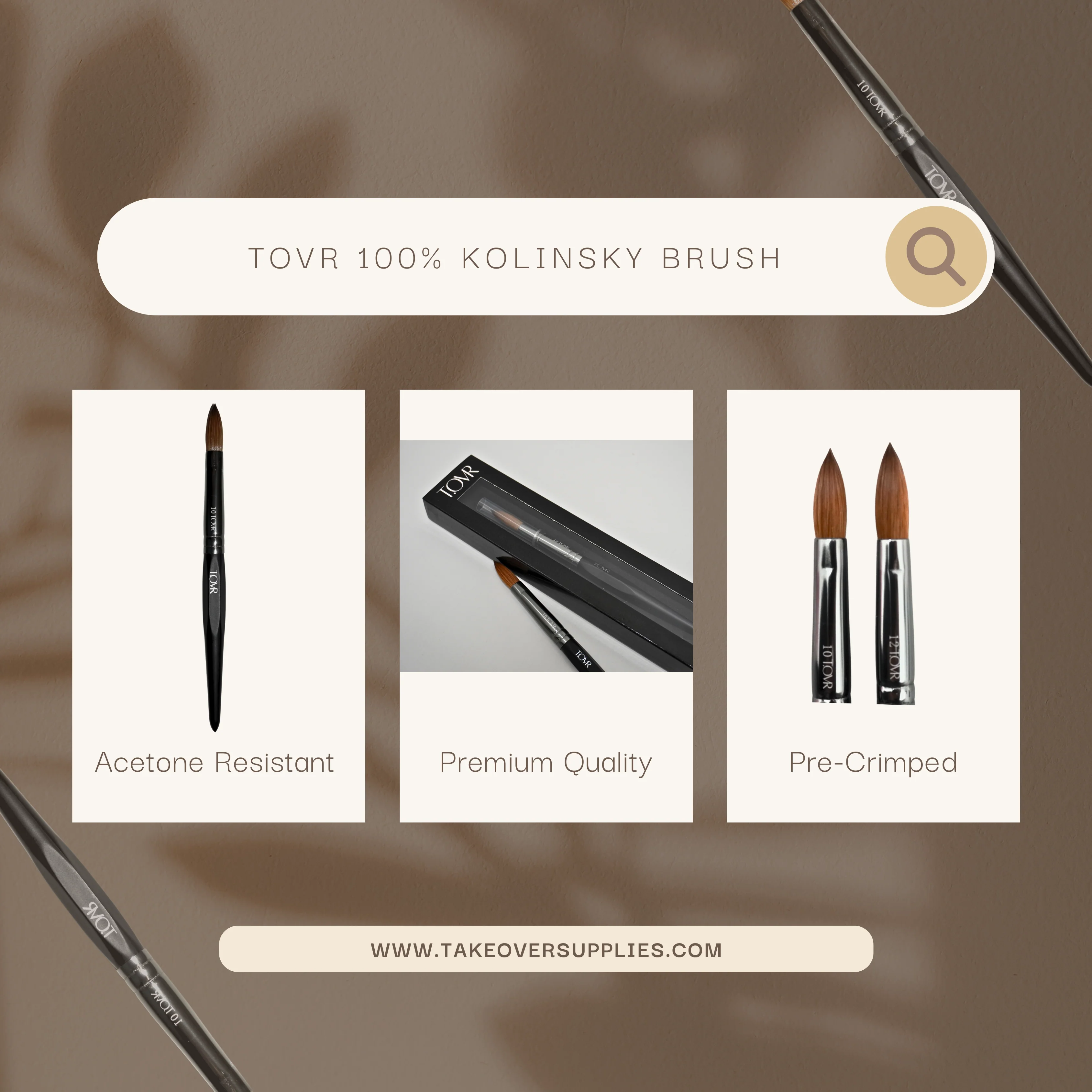 Take Over 100% Kolinsky Brush - Image 2