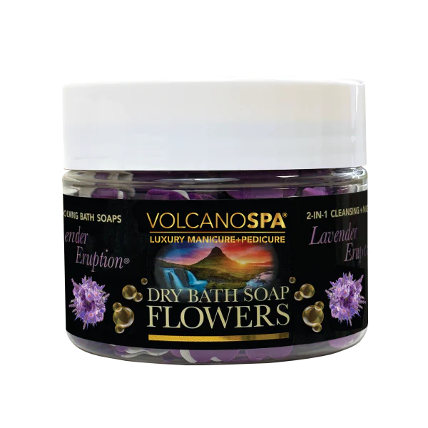 Volcano Spa Dry Bath Soap Flowers “Lavender Eruption ”
