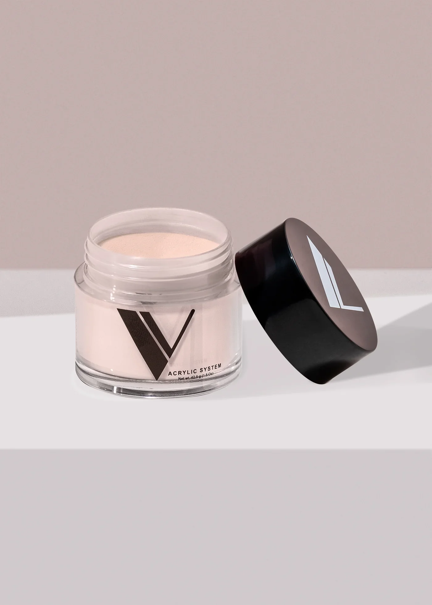 V Beauty Pure Acrylic Nail Powder- PEACHES & CREAM