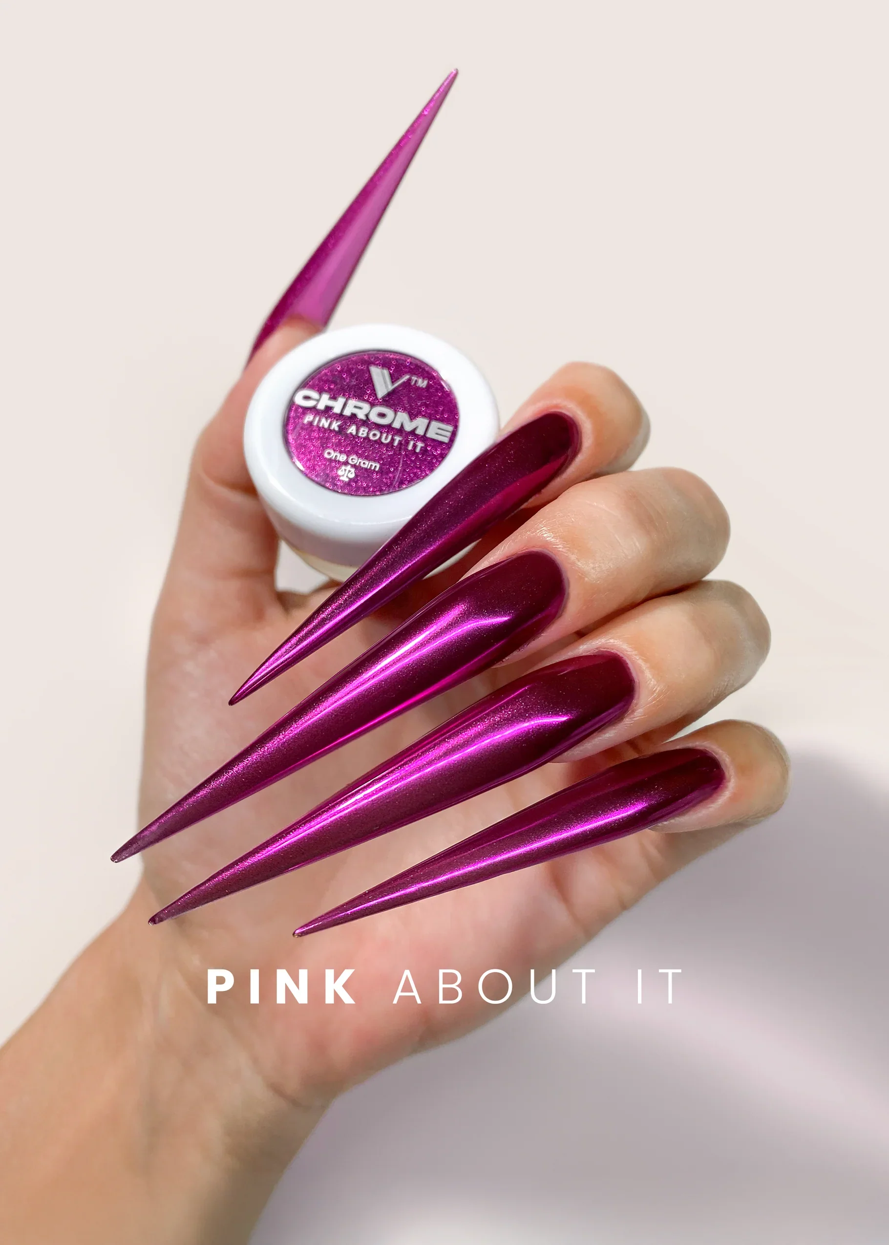 V Beauty Pure Chrome Powder - Pink About It - Image 2