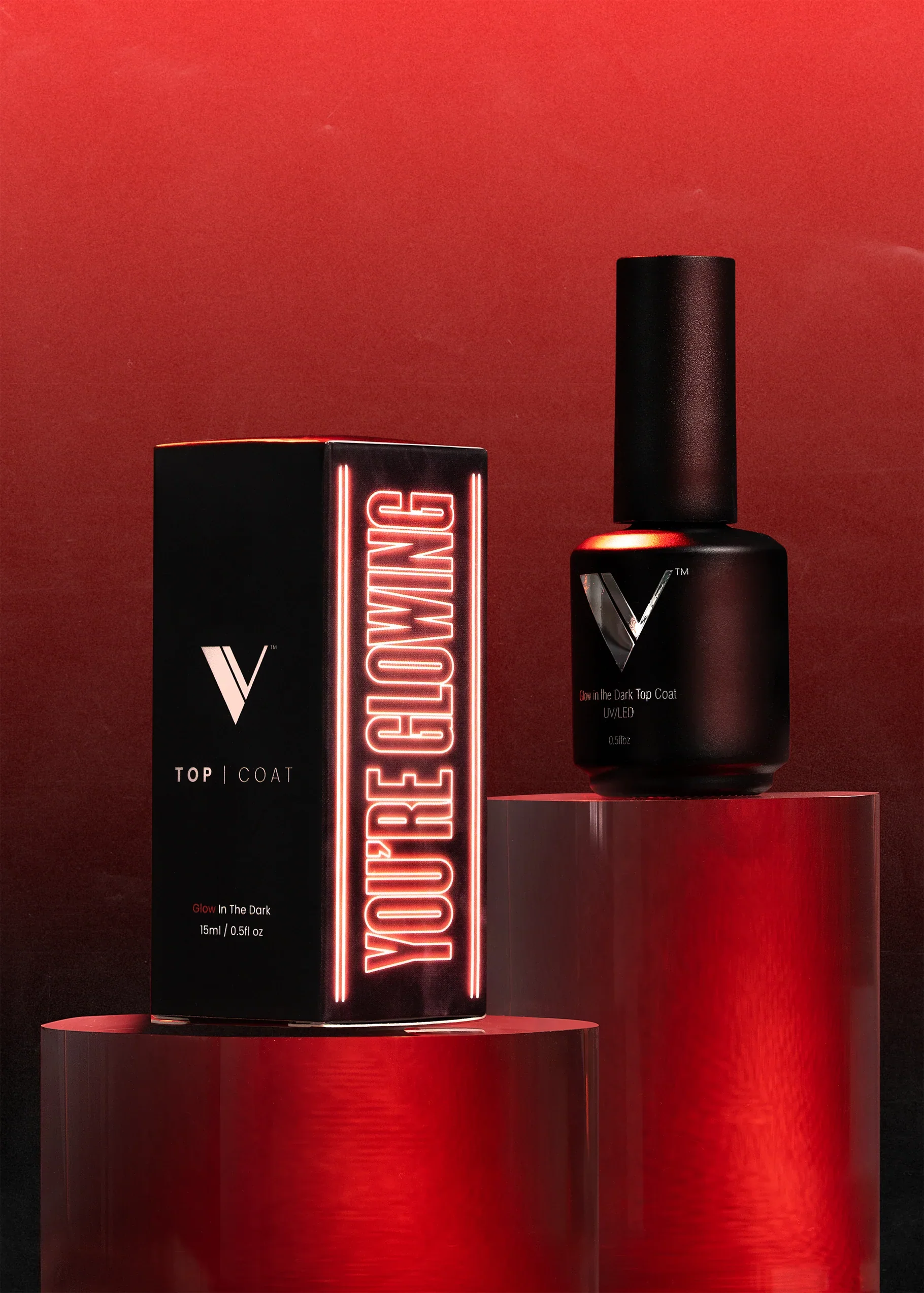V Beauty Pure Glow in the Dark Top Coat - Image 2