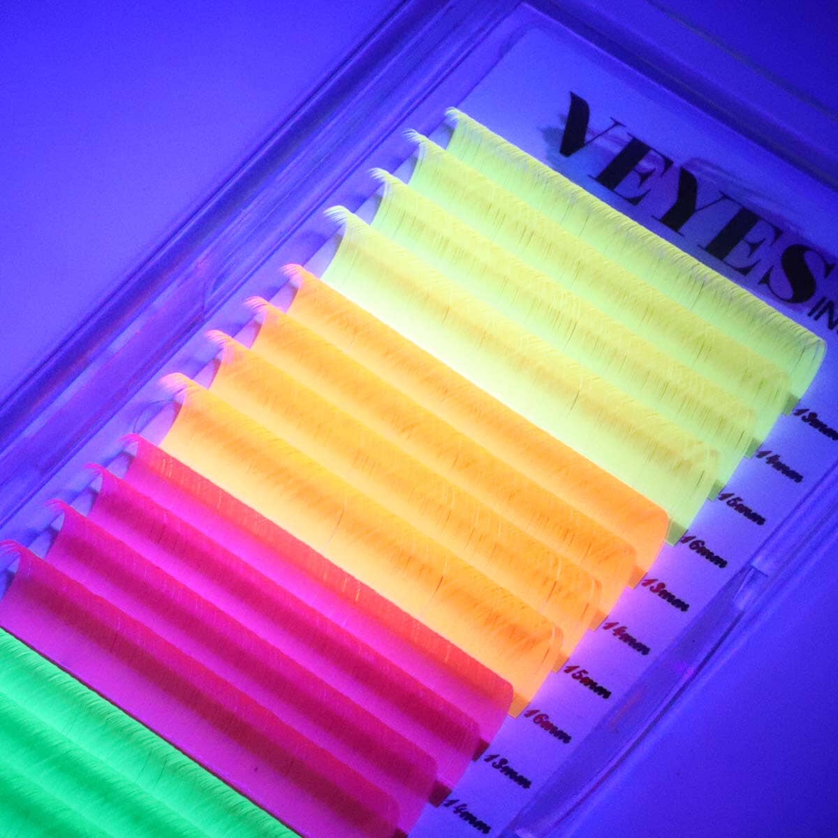 Veyes UV Neon Colored Lash Extensions 0.07 - Image 2