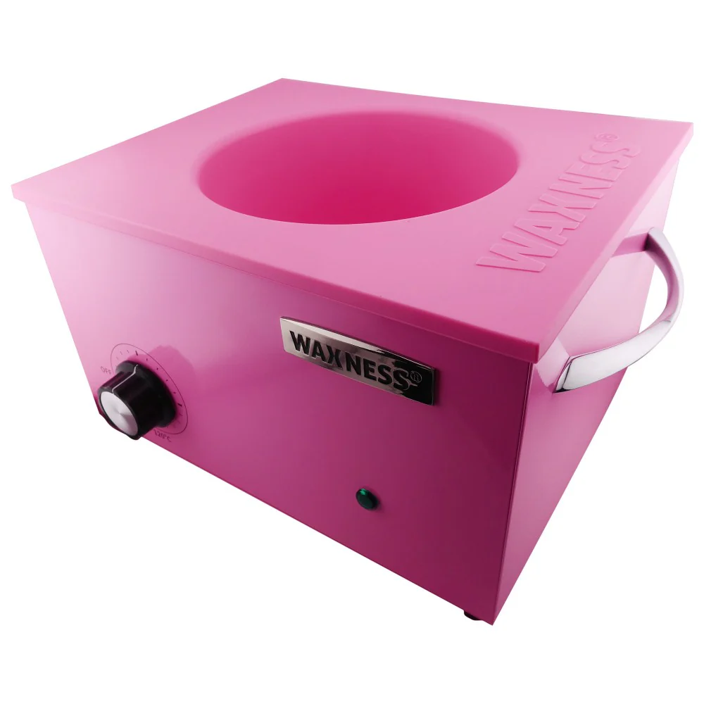 WAXNESS LARGE PROFESSIONAL HEATER WN-6003 PINK ELITE SERIES HOLDS 5.5 LB WAX WITH SILICONE LINER - Image 2