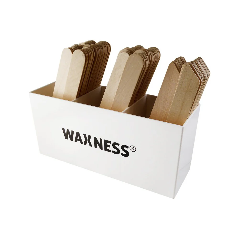 WAXNESS WOODEN SPATULA STATION WHITE