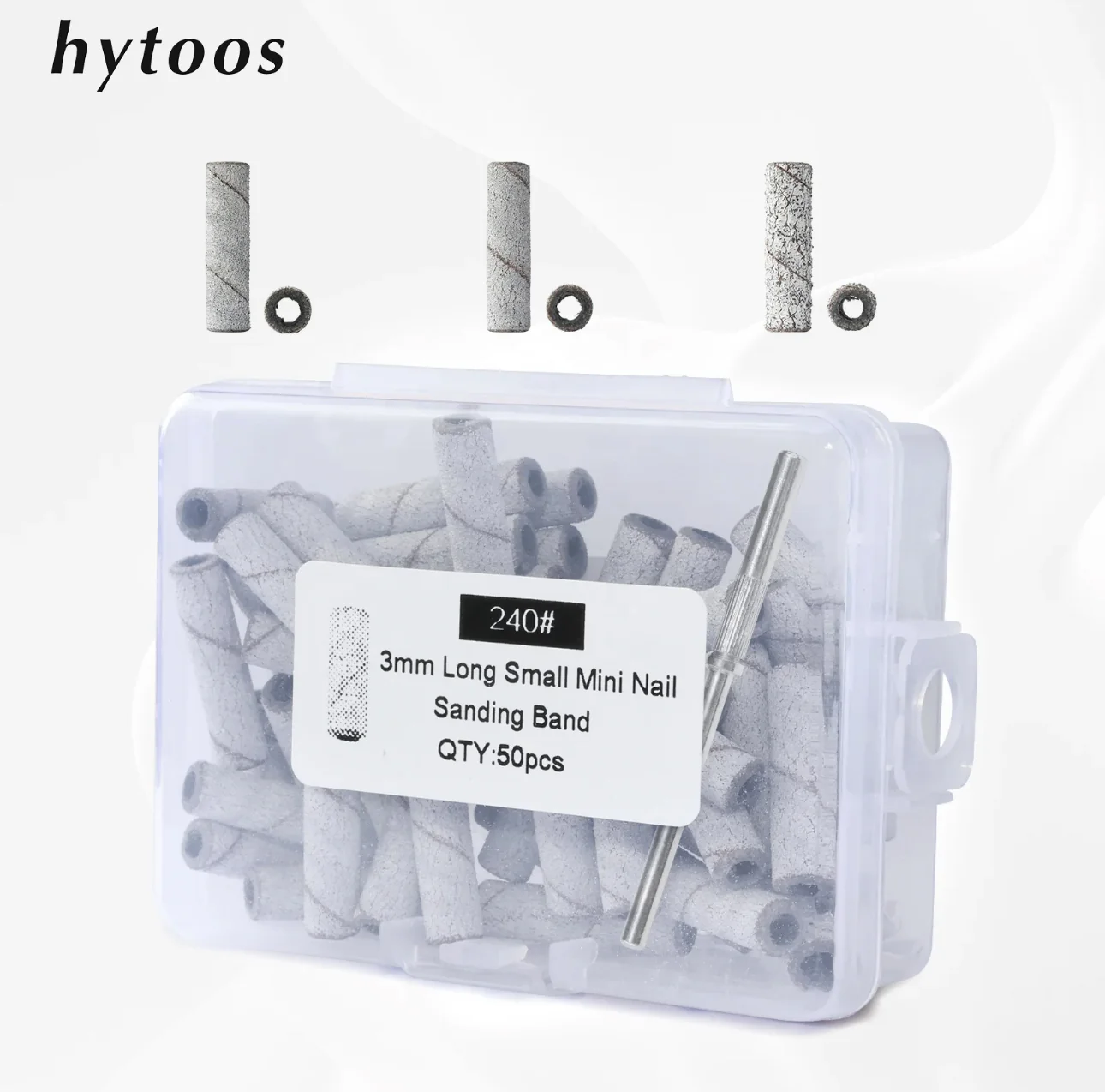 White Sanding Bands 3mm Ct.50 - Image 2